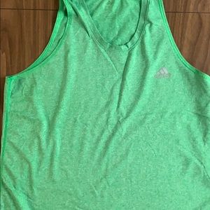 Green adidas tank